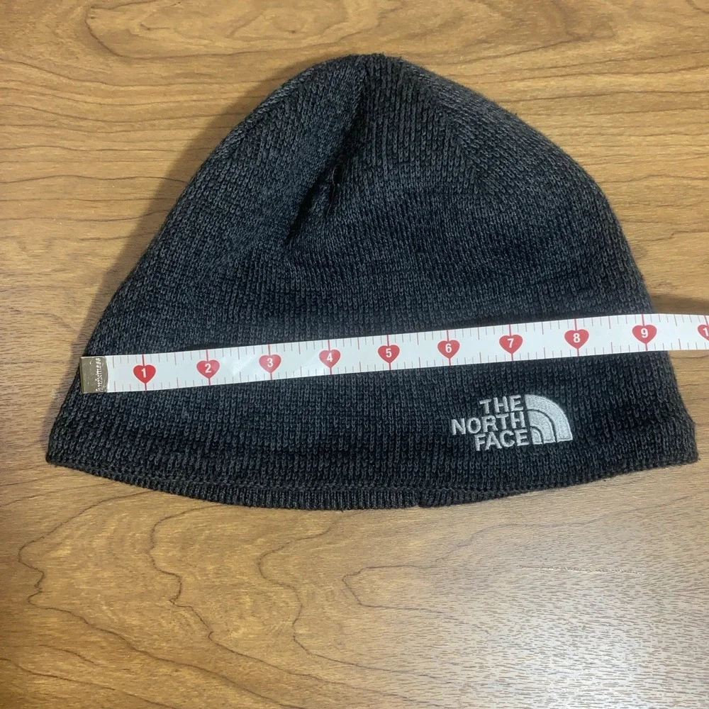 The North Face Black Knit Beanie Hat Unisex OS Soft Warm Wool Blend‎ Winter Cap